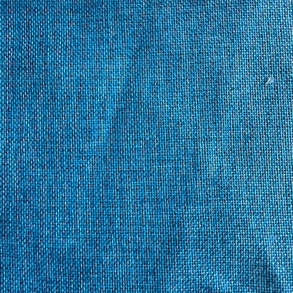Vintage-Inspired Linen Burlap: Polyester Fabric Seablue