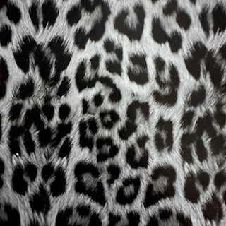 Leopard Print Vegan Leather - 2-Way Stretch PU Polyester Fabric | Spandex Palace
