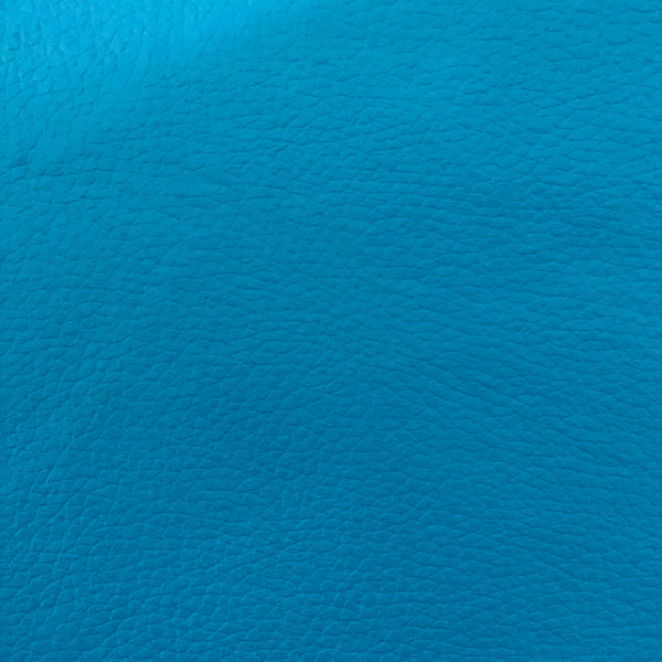 Jade Blue Textured PVC Leather Vinyl Fabric