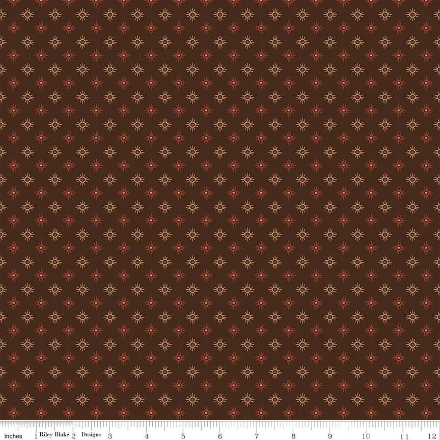 John Wayne American West Sun Brown 43"/44" Fabric Per Yard