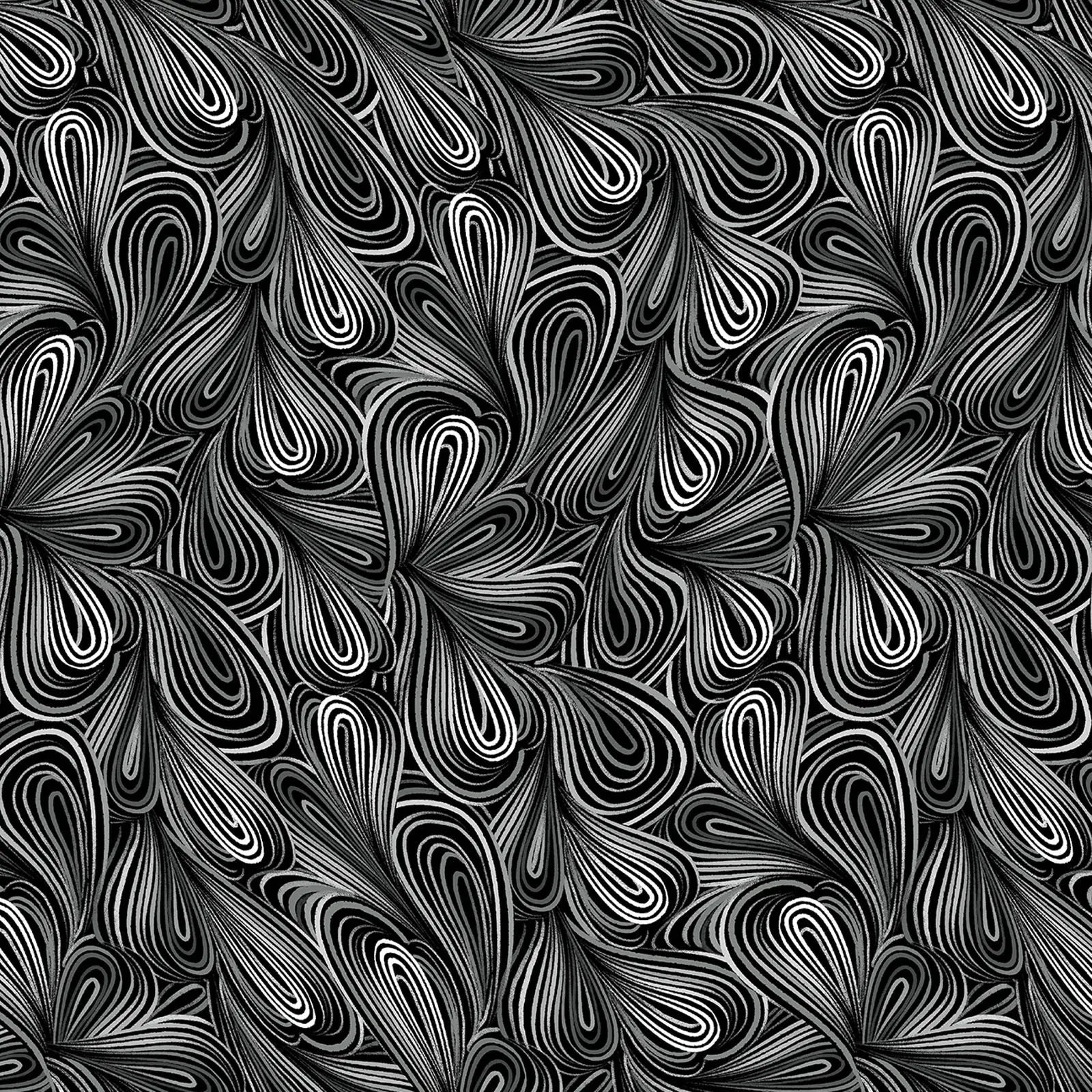 Gray Color Flow Cotton Wideback Fabric per yard