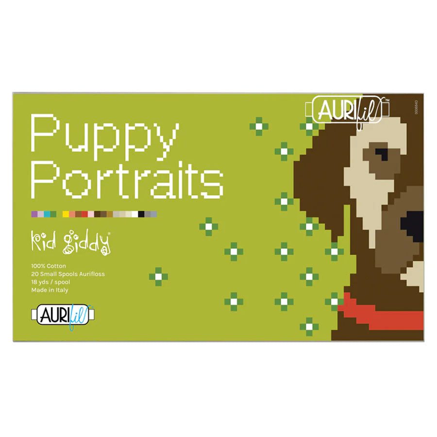 Aurifil, Puppy Portraits 20 Spool Thread Collection