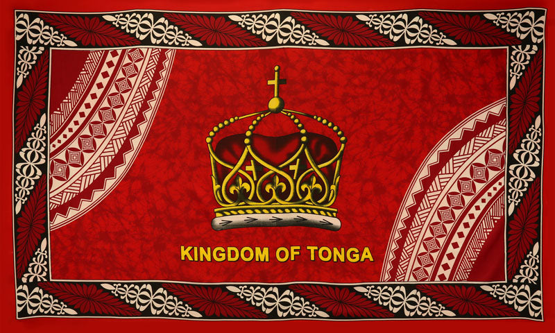 Kingdom of Tonga Crown Polyester Tupenu | Islands Fabric