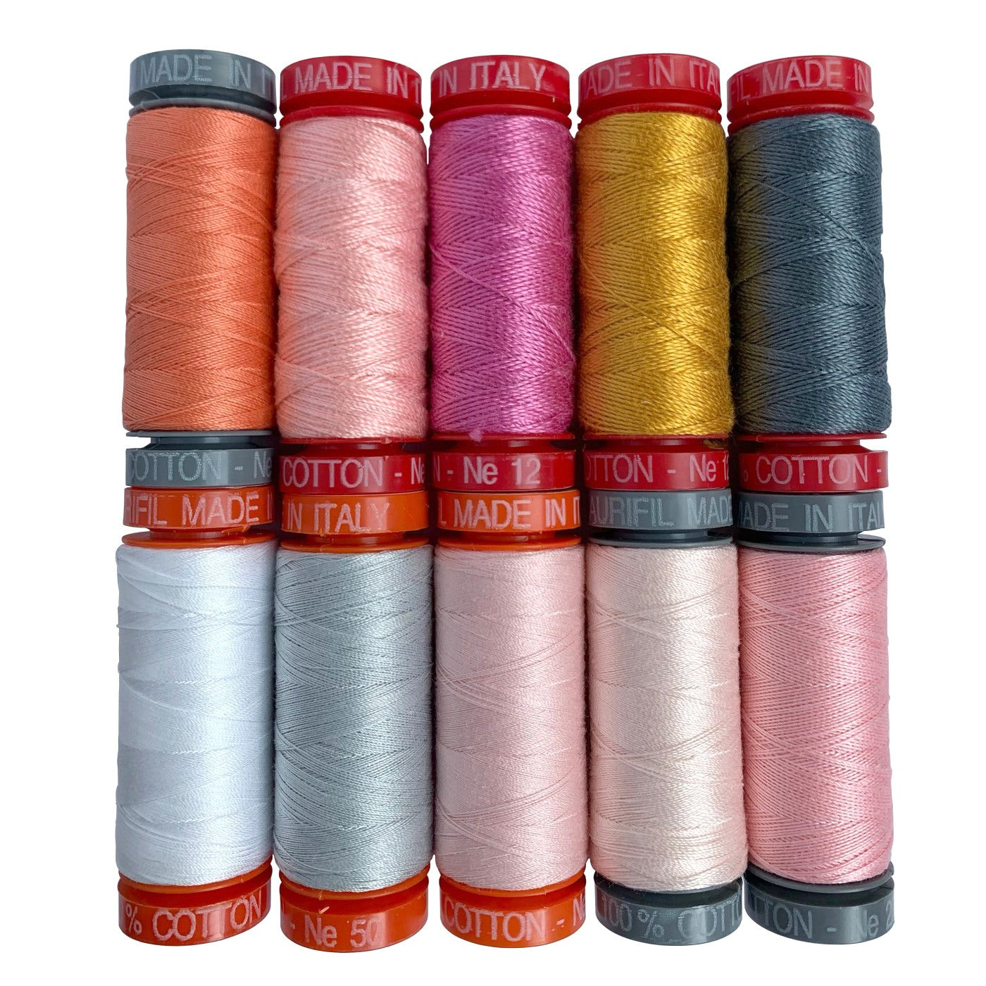 Aurifil, Sweet Cinnamon Roses Collection - 10 Spools