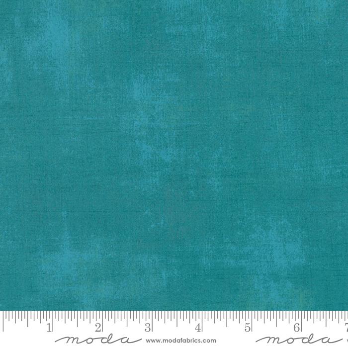 Blue Turquoise Grunge Basics Ocean 44"/45" Per Yard