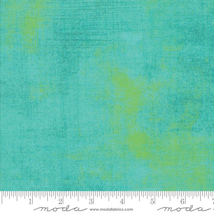 Green Turquoise Grunge Basics Aruba 44"/45" Per Yard
