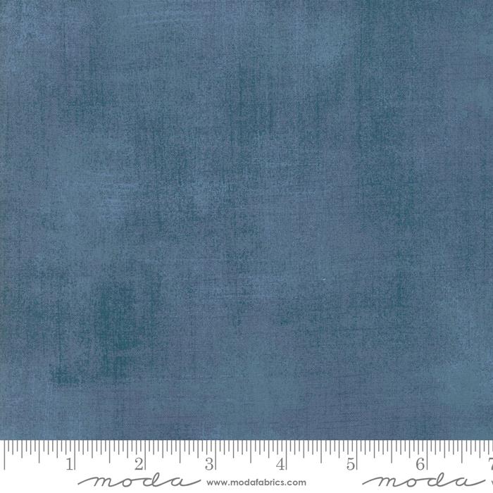 Blue Grunge Basics Harbor 44"/45" Per Yard