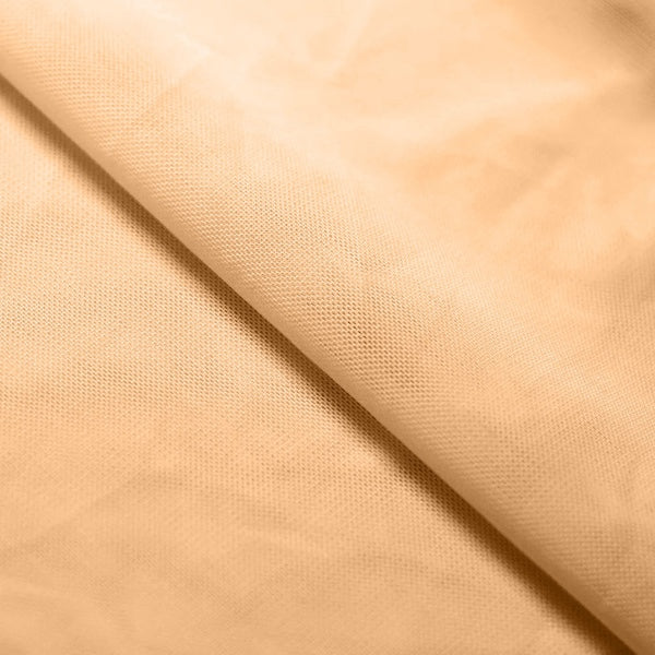 Light Beige Power Mesh Nylon Spandex Fabric