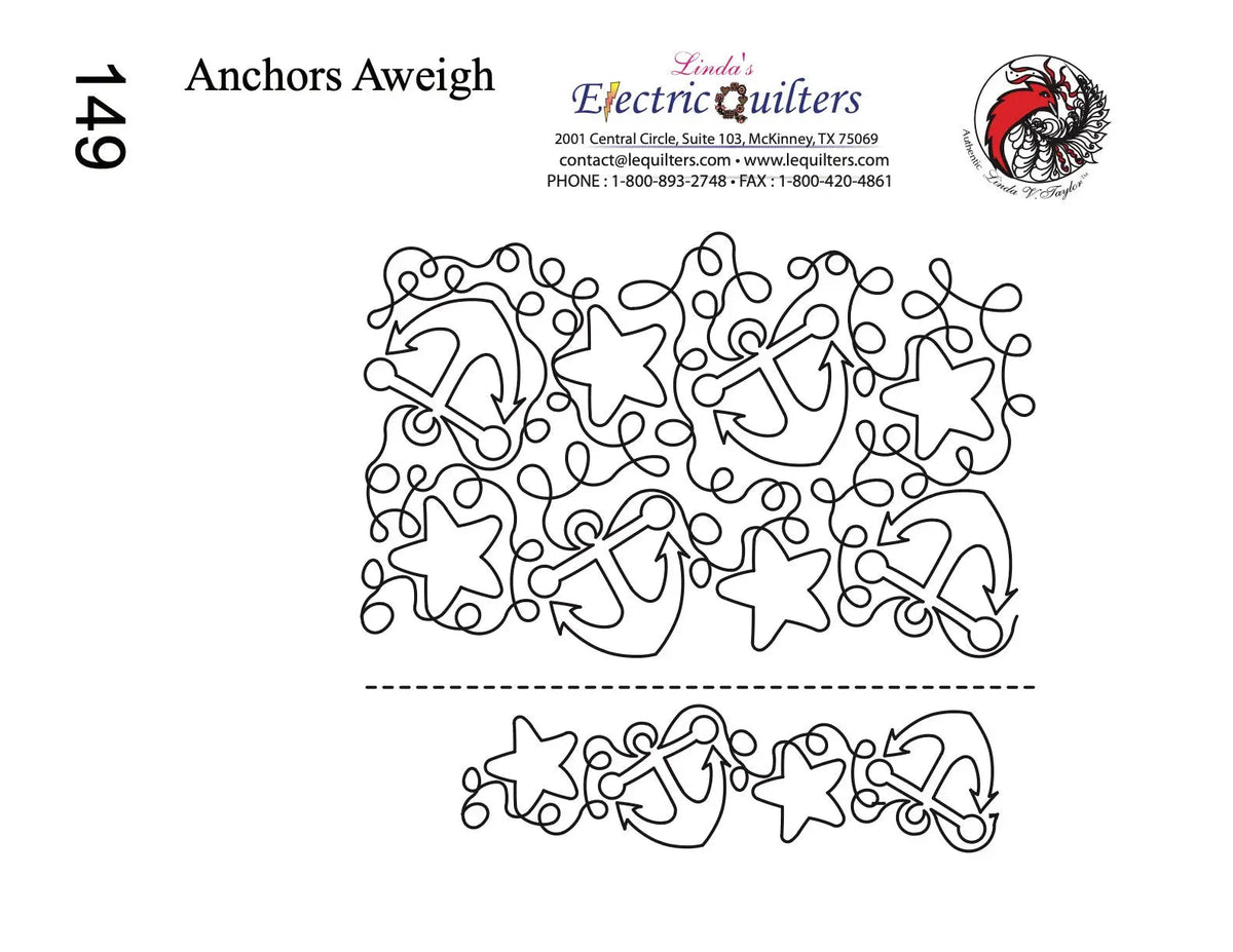 149 Anchors Aweigh Pantograph by Linda V. Taylor