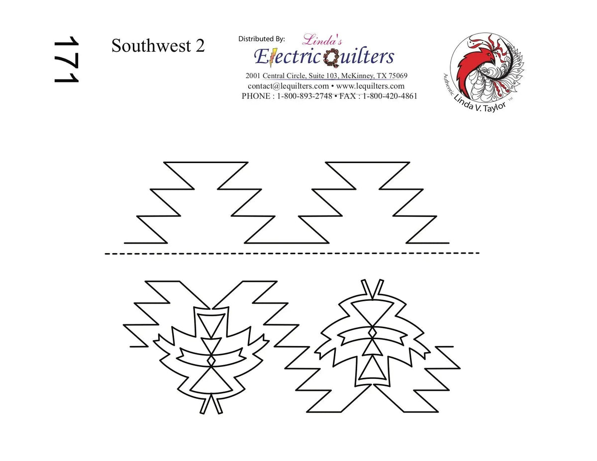 171 Southwest 2 Pantograph by Linda V. Taylor