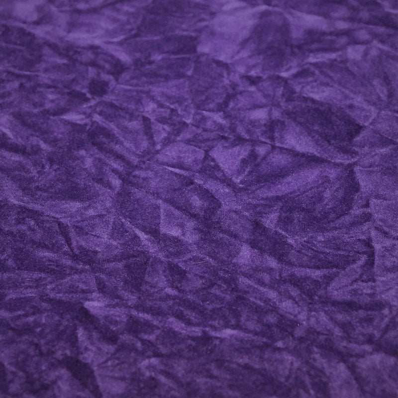 Light Purple Crushed Velvet Flocking Fabric