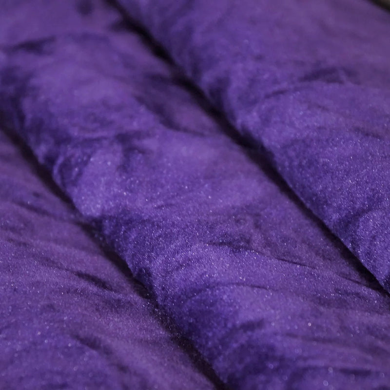 Light Purple Crushed Velvet Flocking Fabric