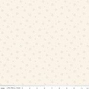 Love You Always Ditsy Cream Cotton 43"/44" Fabric Per Yard
