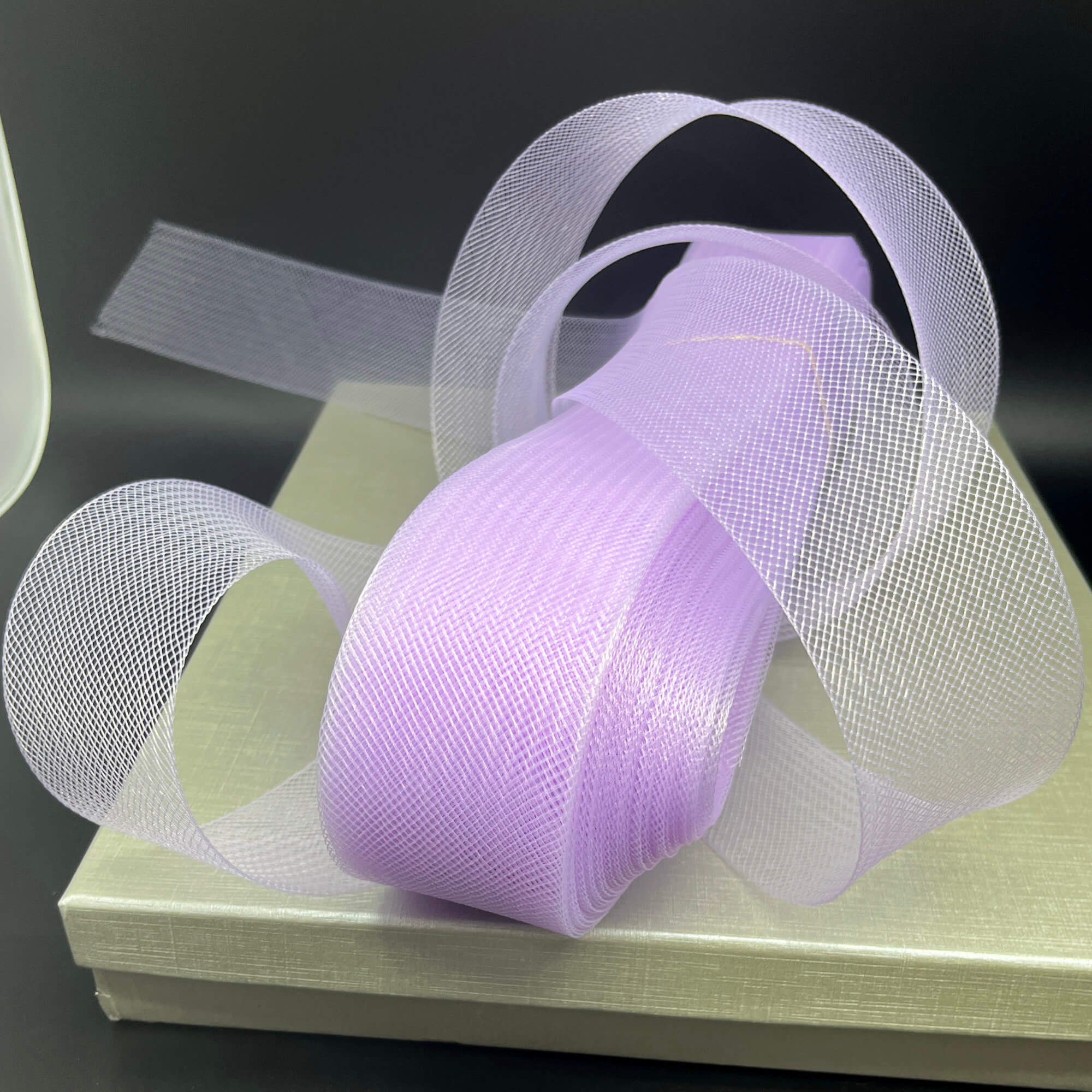 2" Wide Stiff Crinoline Webbing Horsehair Trim Braid | Crinoline Trim for Dress Hems, Millinery & Costume Design  | Lace USA - Horse Hair 2" Wide