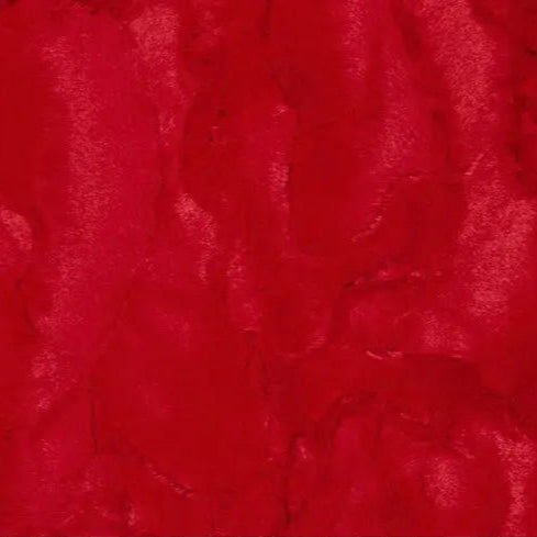 Luxe Cuddle Hide Cardinal Fabric per yard