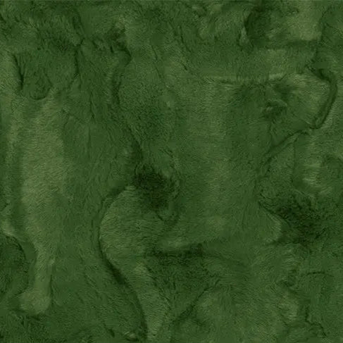 Luxe Cuddle Hide Evergreen Fabric per yard