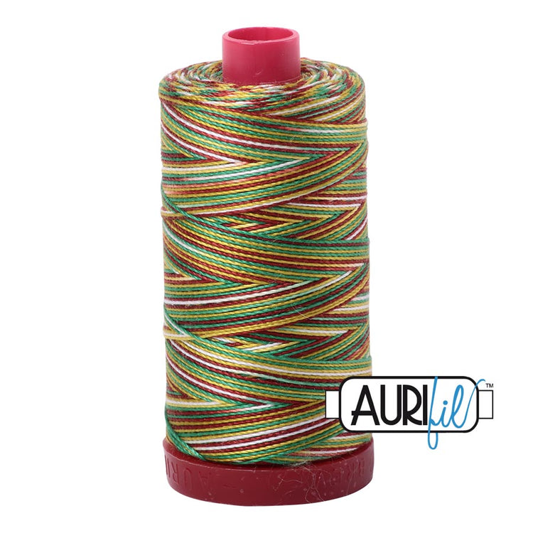 4650 Primaries Aurifil Cotton 12 WT Large Spool