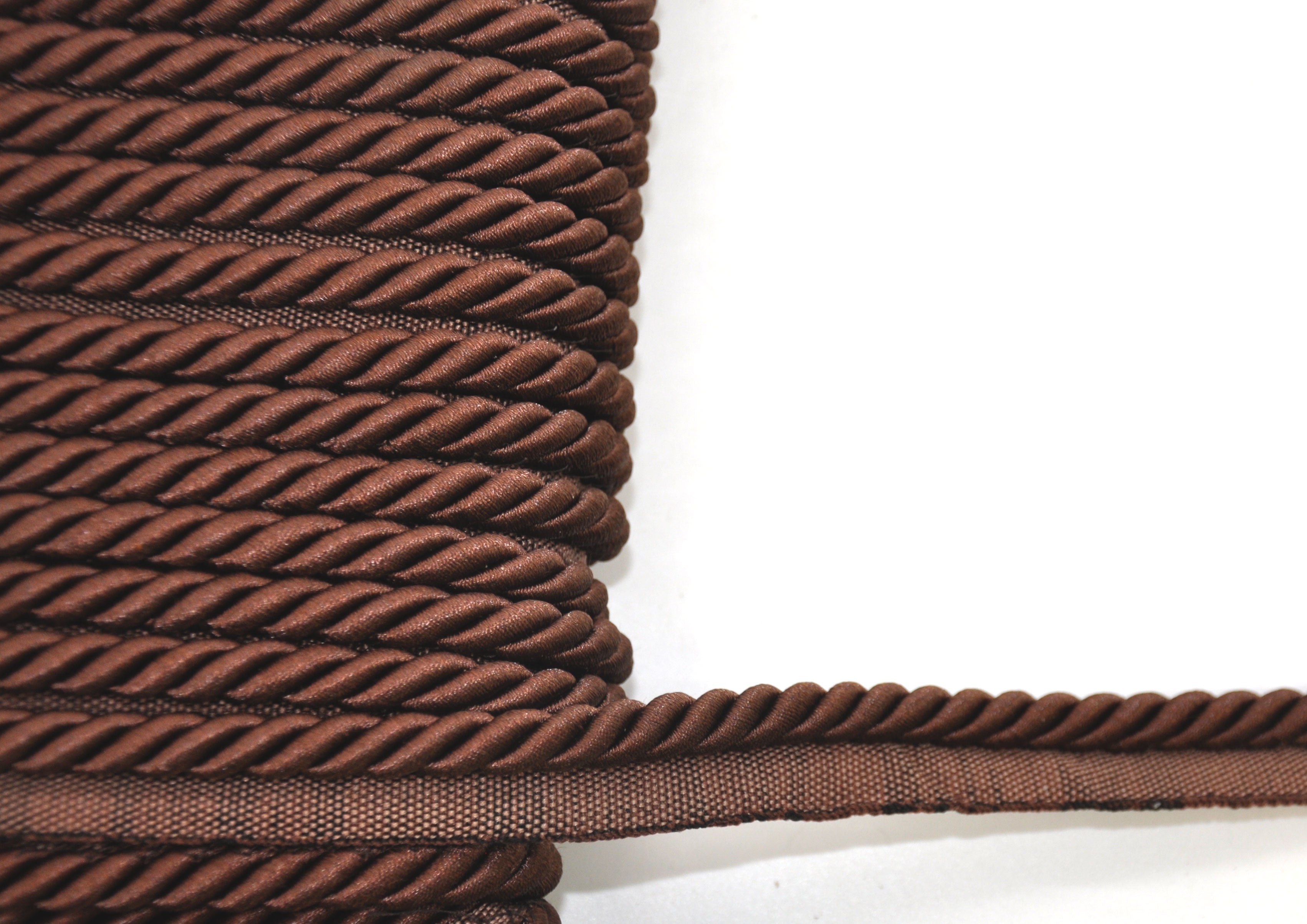 Milante Collection - 3/8" CORD WITH LIP (50 Yard Roll) - BC-1023-06 Brown