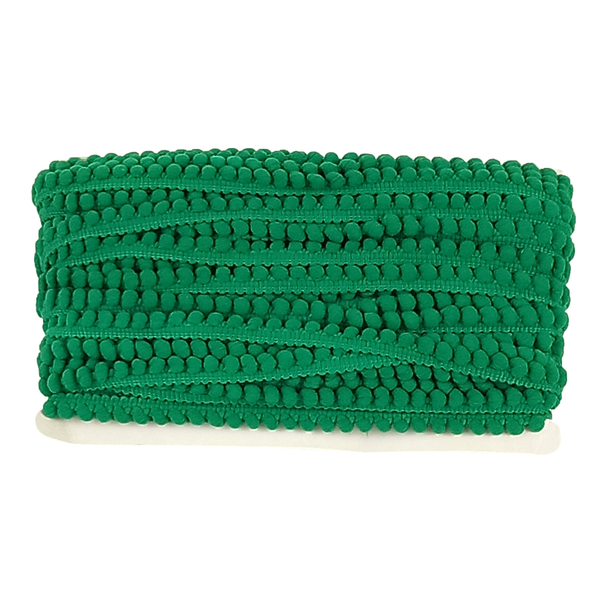 Mini Pom Pom Collection - 1/4" width X 25 Yard Roll in Emerald Green