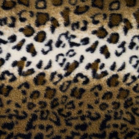 Leopard Print Fleece Fabric | Spandex Palace
