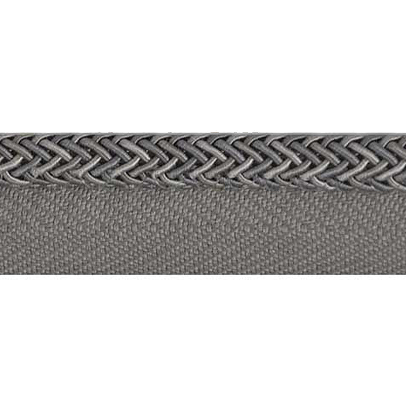 Mulberry Collection - 1/4" Width CORD WITH LIP (25 Yard Roll) - BC-10002-49 Grey