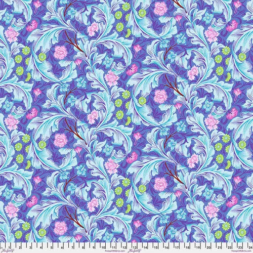 Multi Color Leicester Cobalt Cotton Wideback Fabric per yard