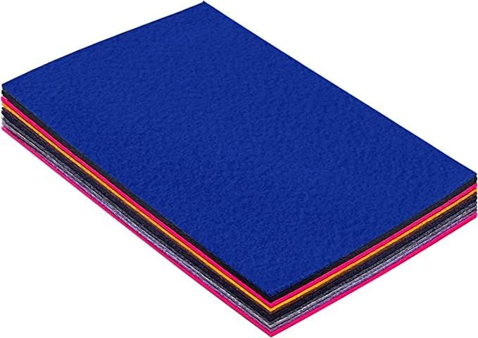 FabricLA Acrylic Felt Craft Sheet Packs – Multi Color | 100% Acrylic Felt Sheets Assortment for DIY & Crafts