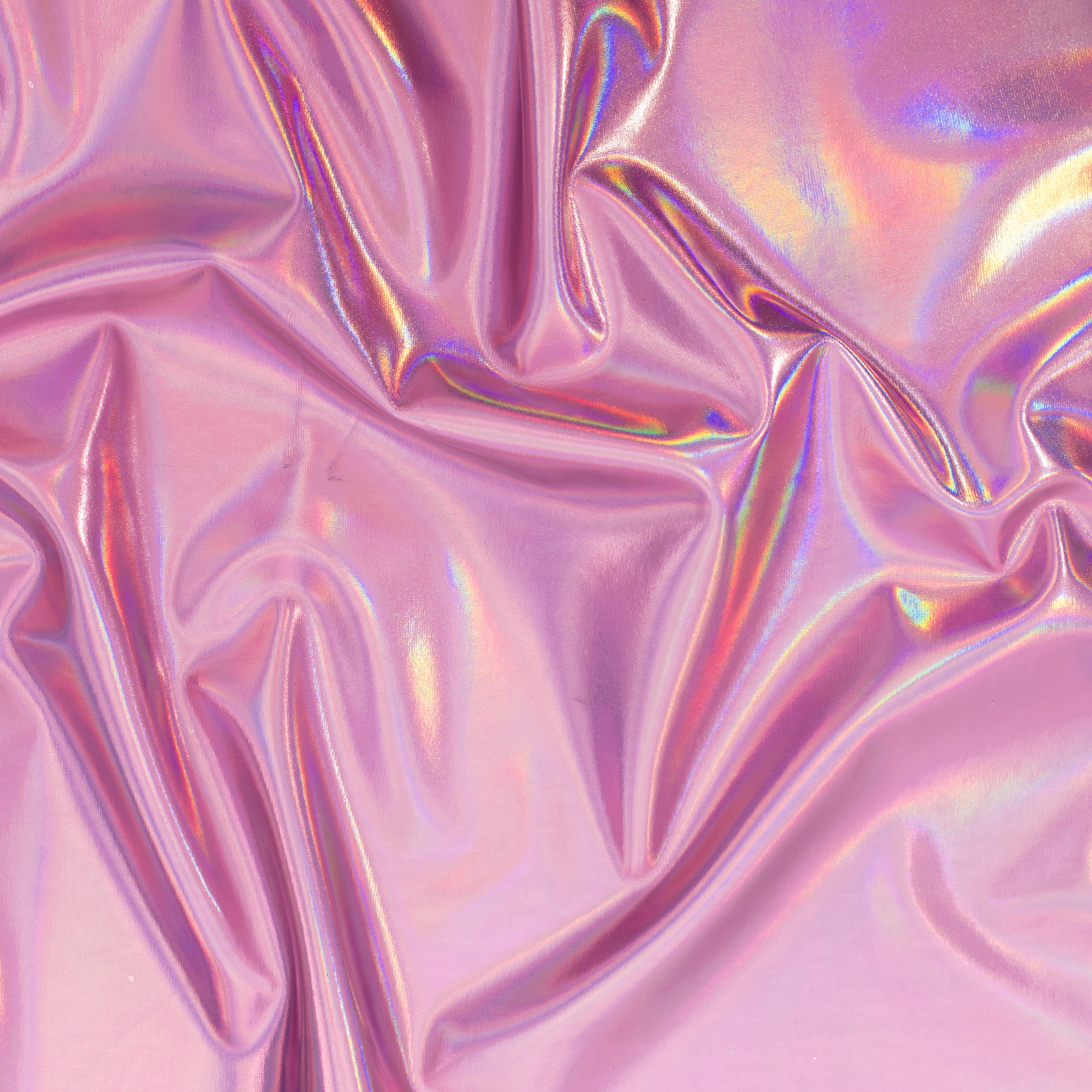 Hologram Vinyl Stretch Polyester Spandex Fabric | Spandex Palace Lilac