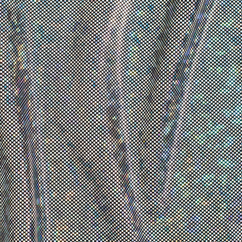 Nylon Spandex Fabric with Shatter Glass Hologram Design | Spandex Palace Black Silver