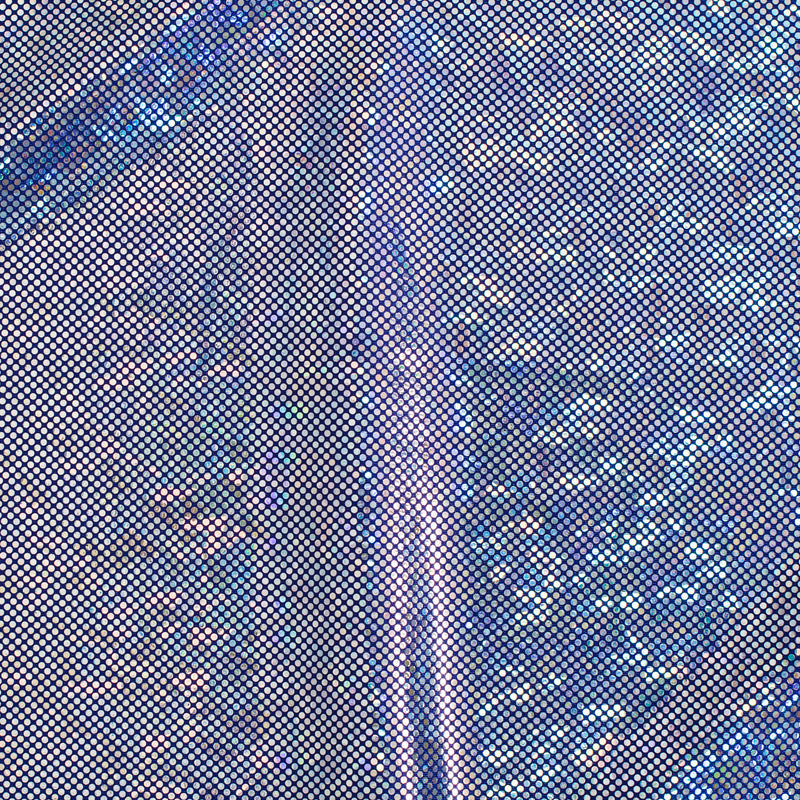 Nylon Spandex Fabric with Shatter Glass Hologram Design | Spandex Palace Lilac Silver