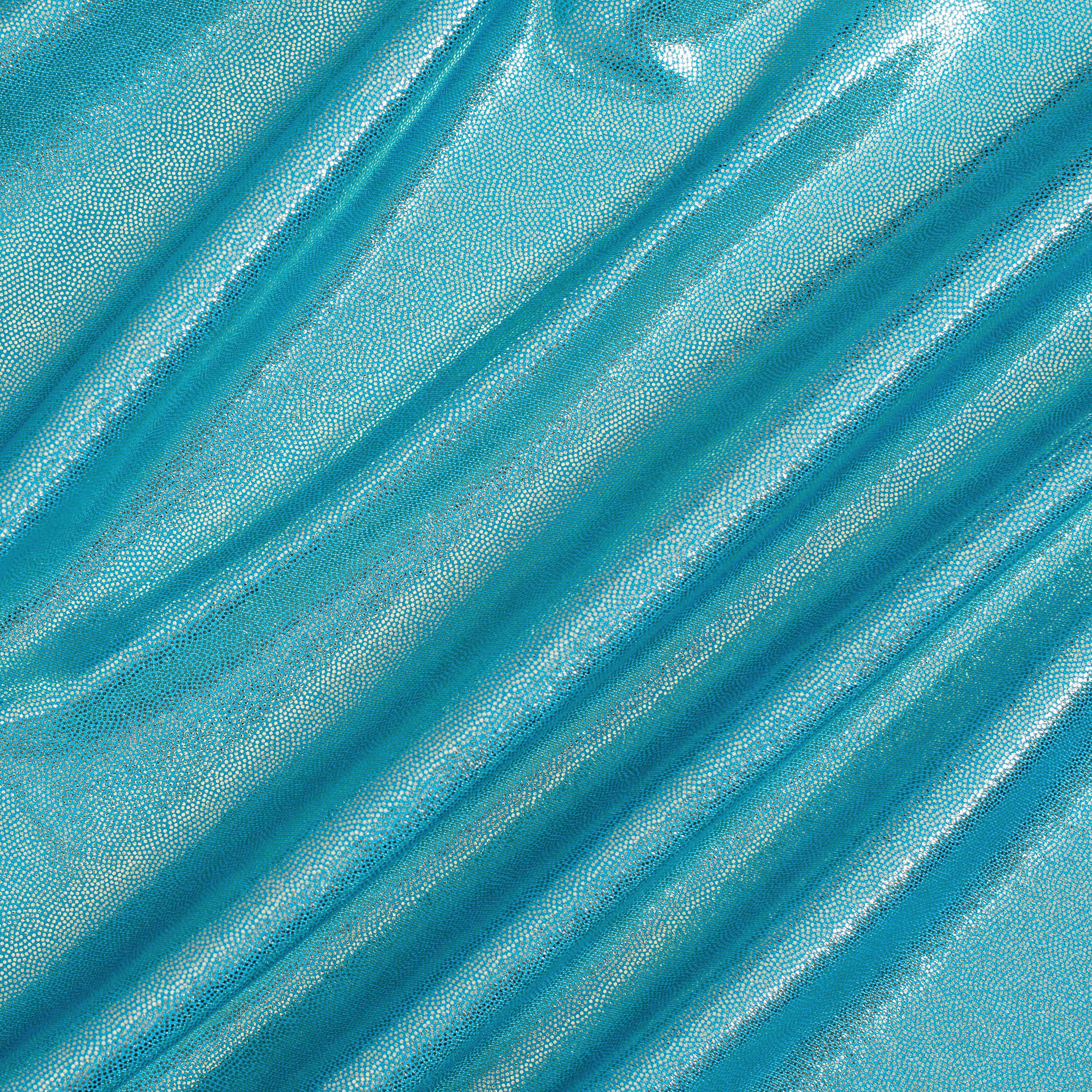 Nylon Spandex Tricot Fabric with Foggy Foil | Spandex Palace - Hawaiian Mint