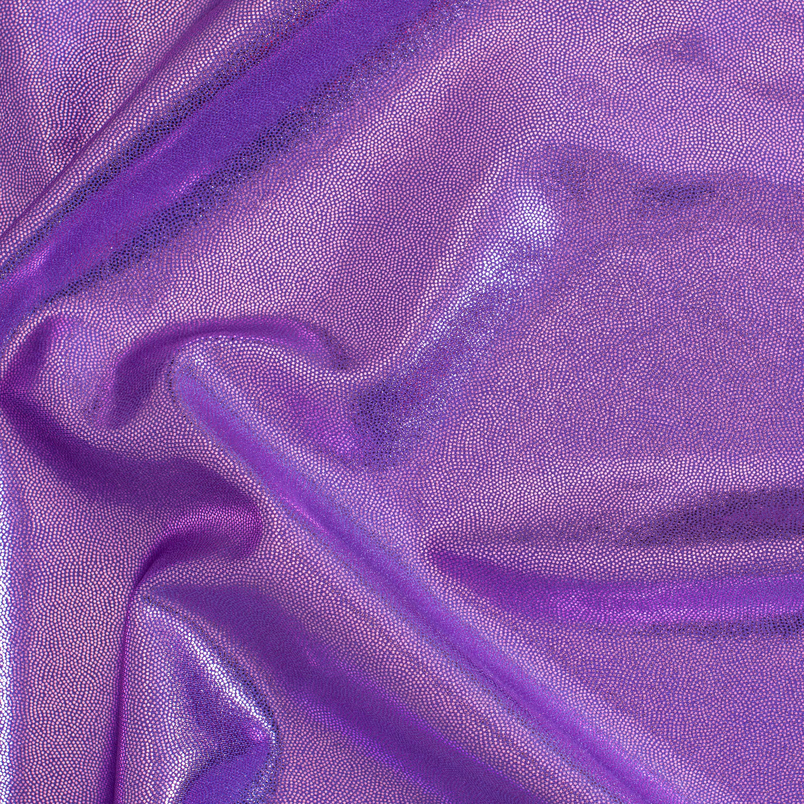 Nylon Spandex Tricot Fabric with Foggy Foil | Spandex Palace - Lavender Pink