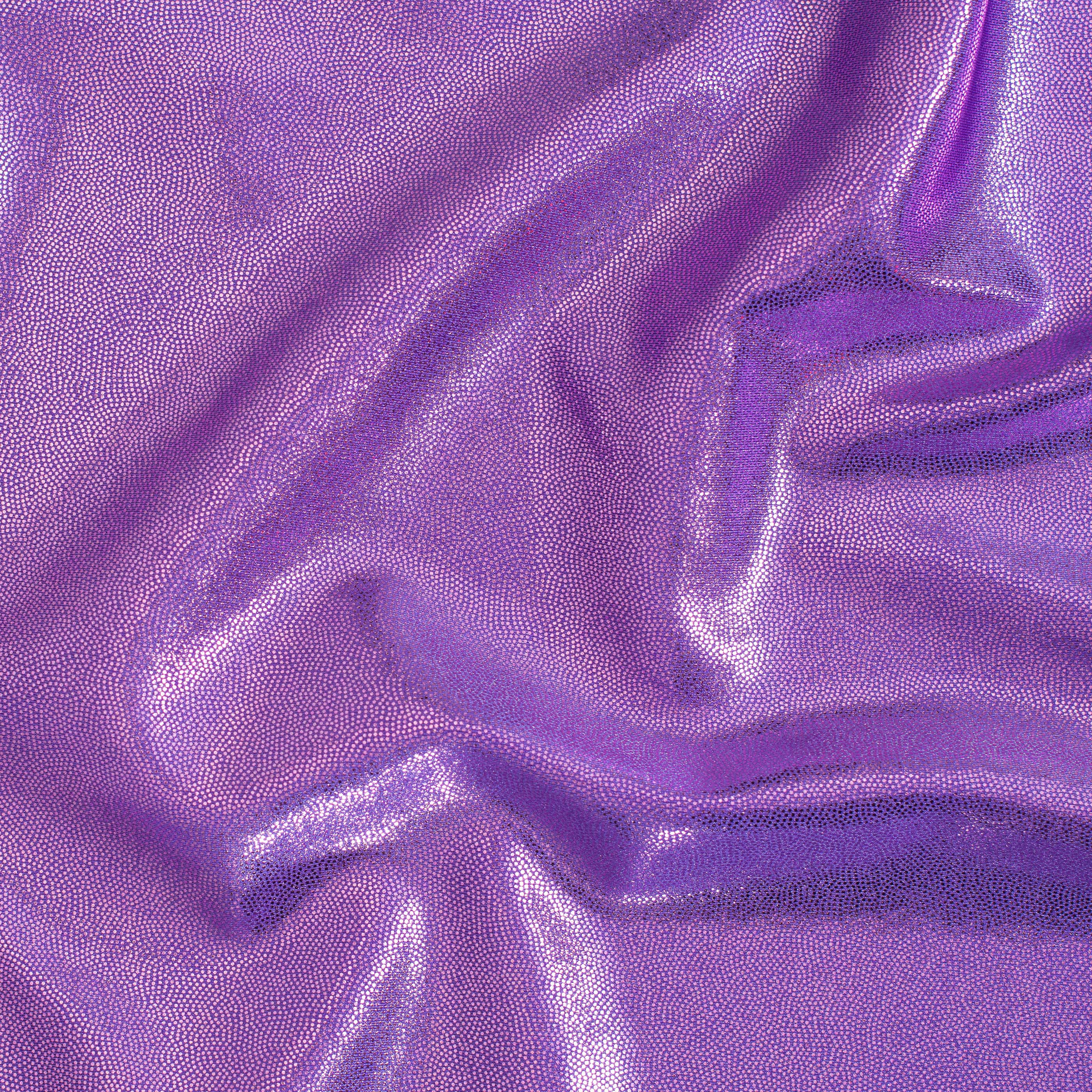 Nylon Spandex Tricot Fabric with Foggy Foil | Spandex Palace - Lavender Pink