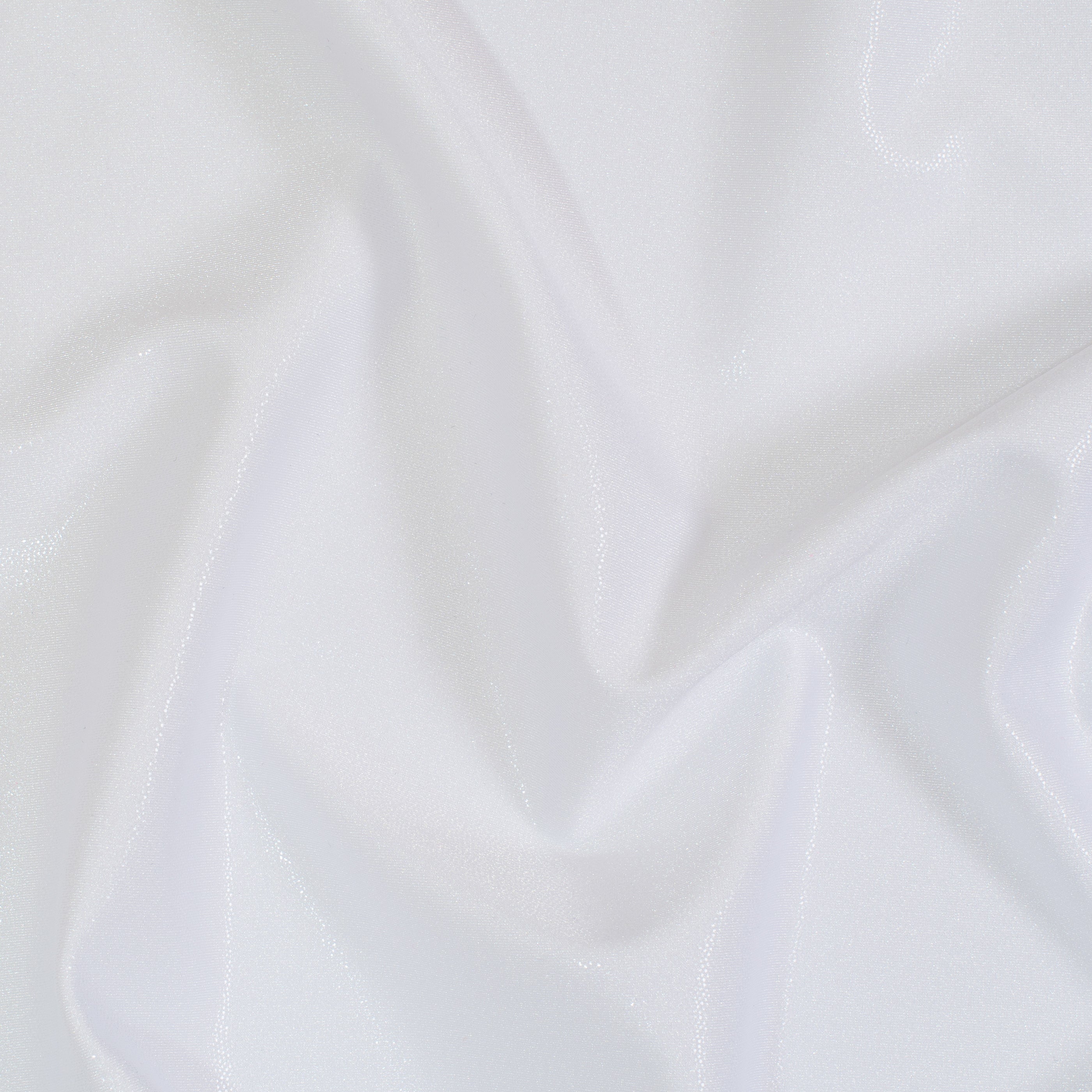 Nylon Spandex Tricot Fabric with Foggy Foil | Spandex Palace - White Clear