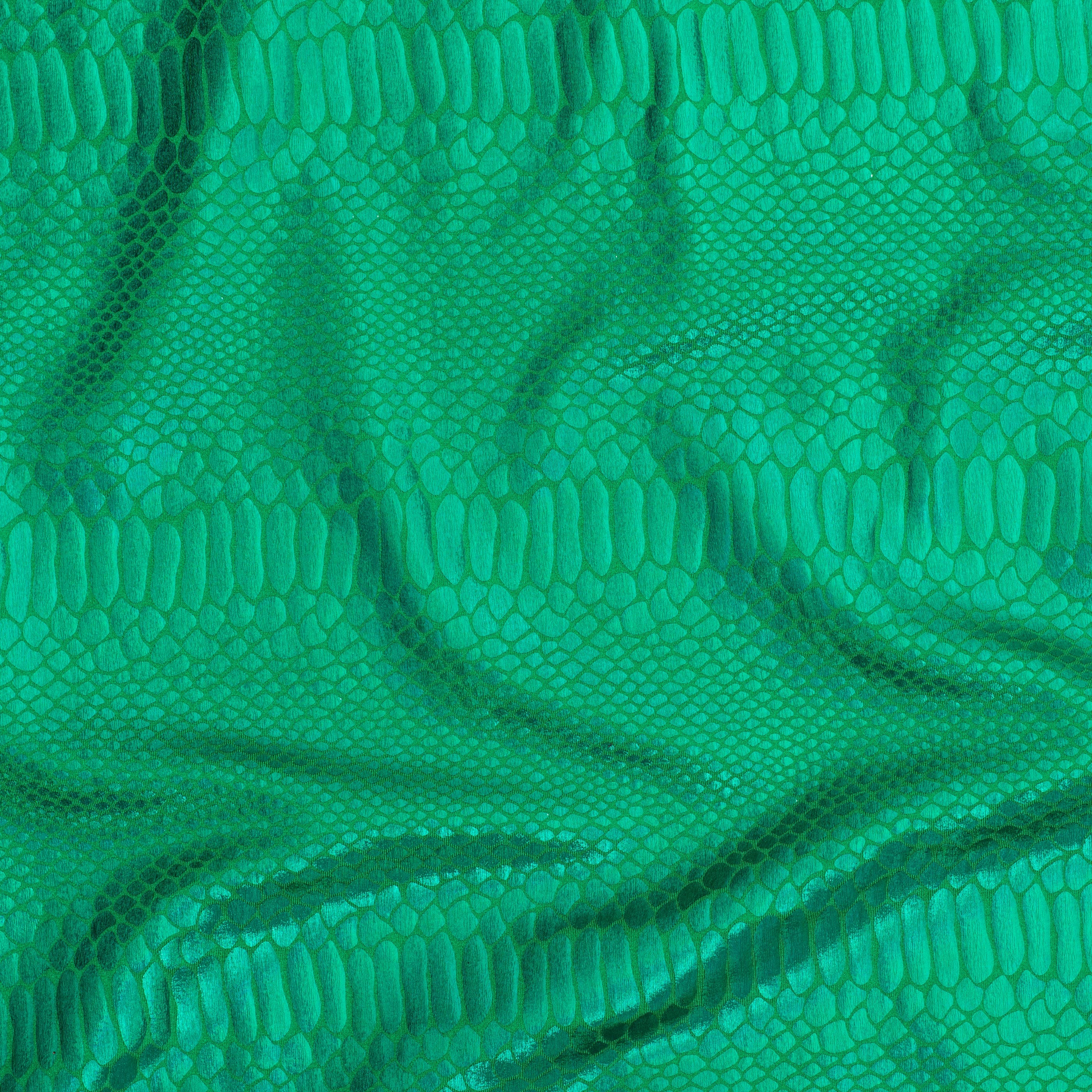 Stretch Nylon Spandex Fabric - Fever Snake Foil |Spandex Palace
