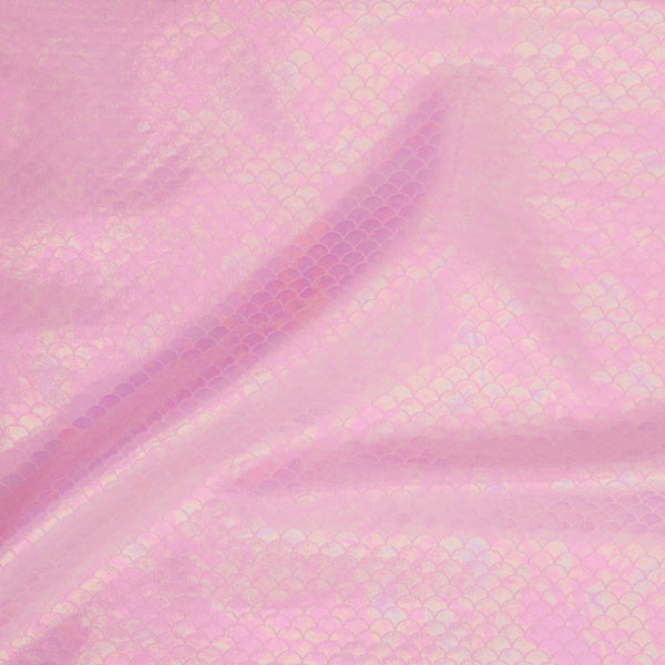 Shell Mermaid 4 Way Nylon Spandex Little Illusion Foil fabric | Spandex Palace