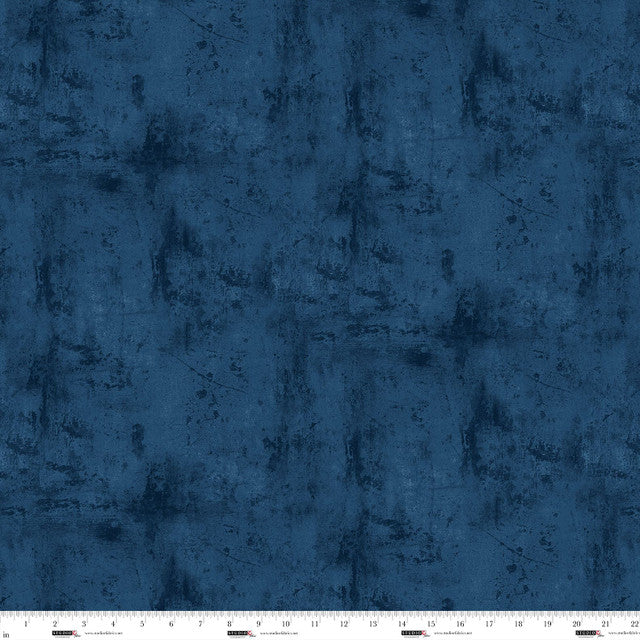 Navy Surface Design Funny Girl 44"/45" Cotton Fabric
