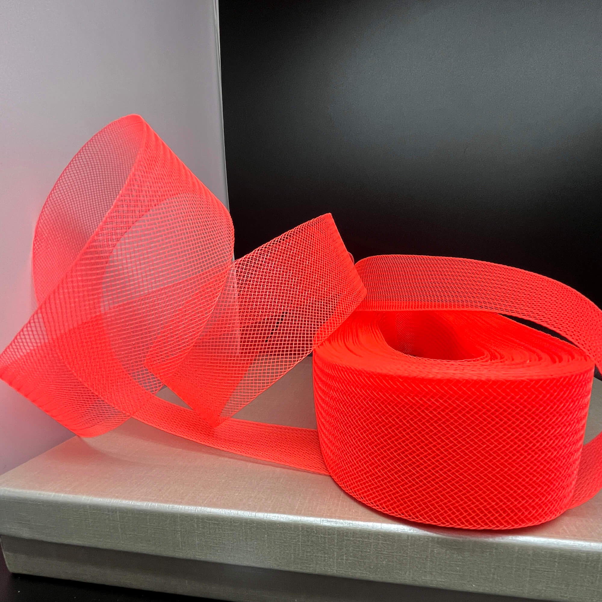 2" Wide Stiff Crinoline Webbing Horsehair Trim Braid | Crinoline Trim for Dress Hems, Millinery & Costume Design  | Lace USA - Horse Hair 2" Wide