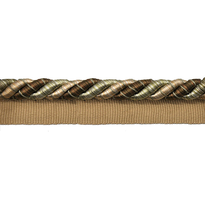 Odyssey Collection - 3/8" width Cord with Lip (50 Yard Roll) - BC-13000-66/36 Brown and Tan