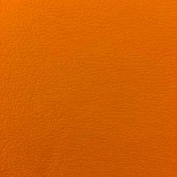 Orange Textured PVC Leather Vinyl Fabric