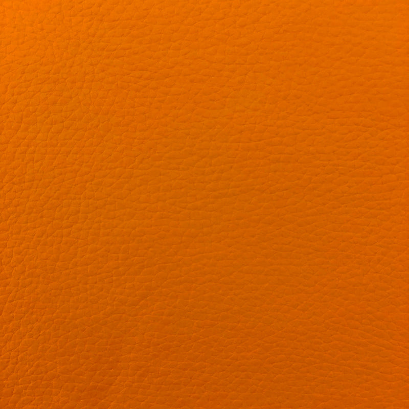 Orange Textured PVC Leather Vinyl Fabric