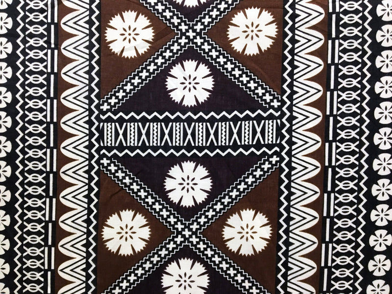 Fiji Tapa Fabric | Poly Linen