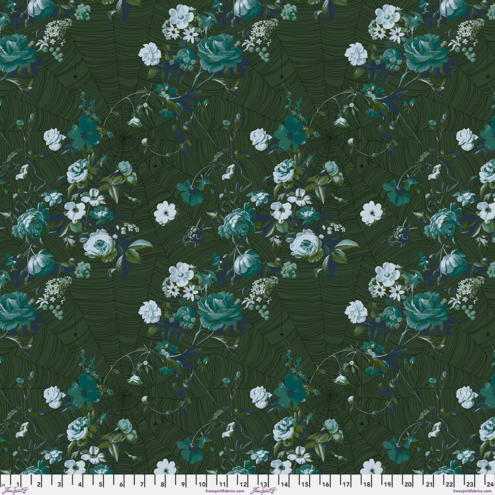 Enrapture by Giucy Giuce Vining - Verdant Cotton 44"/45" Fabric Per Yard