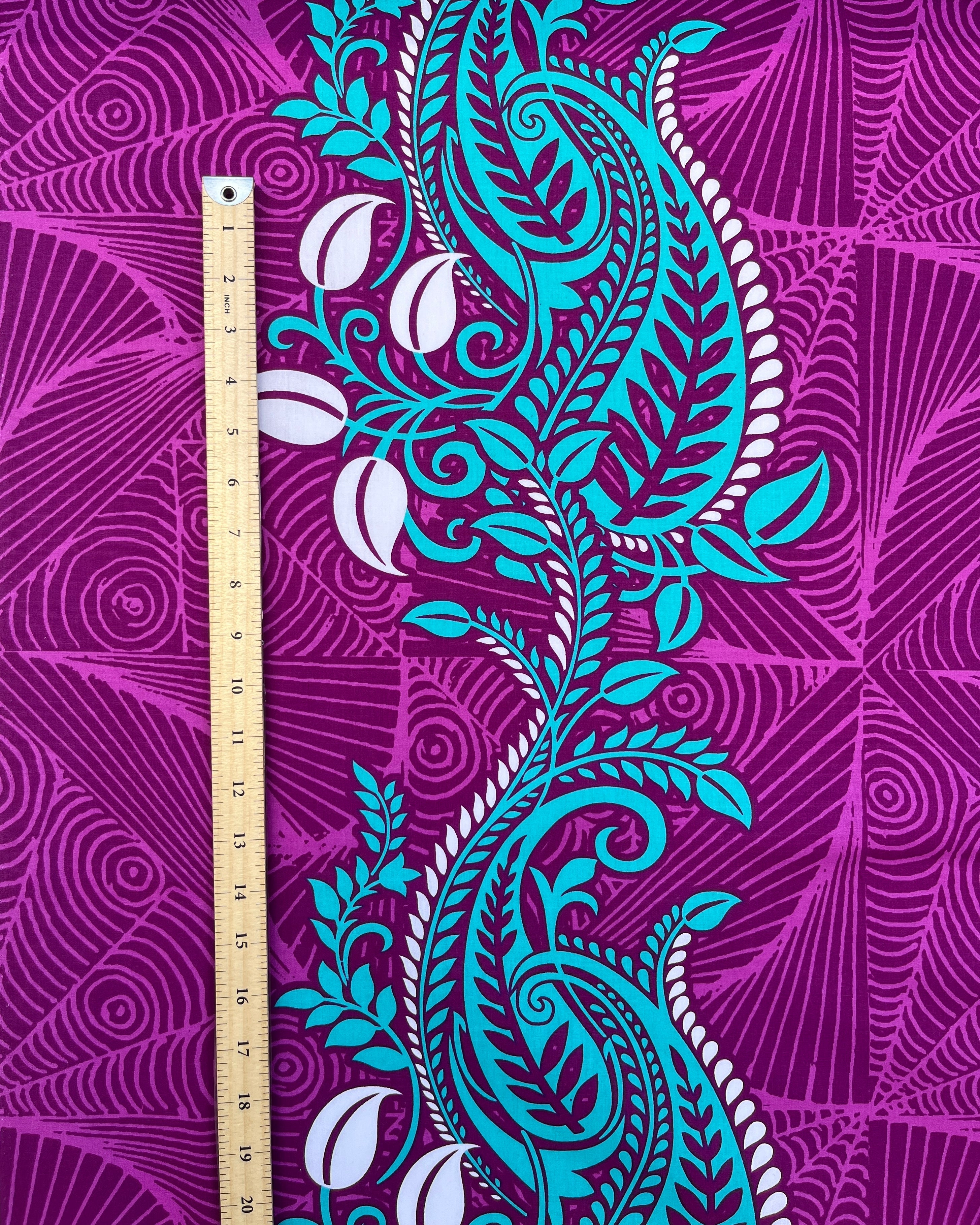 Paradise Floral Vines Cotton Fabric | Islands Fabric