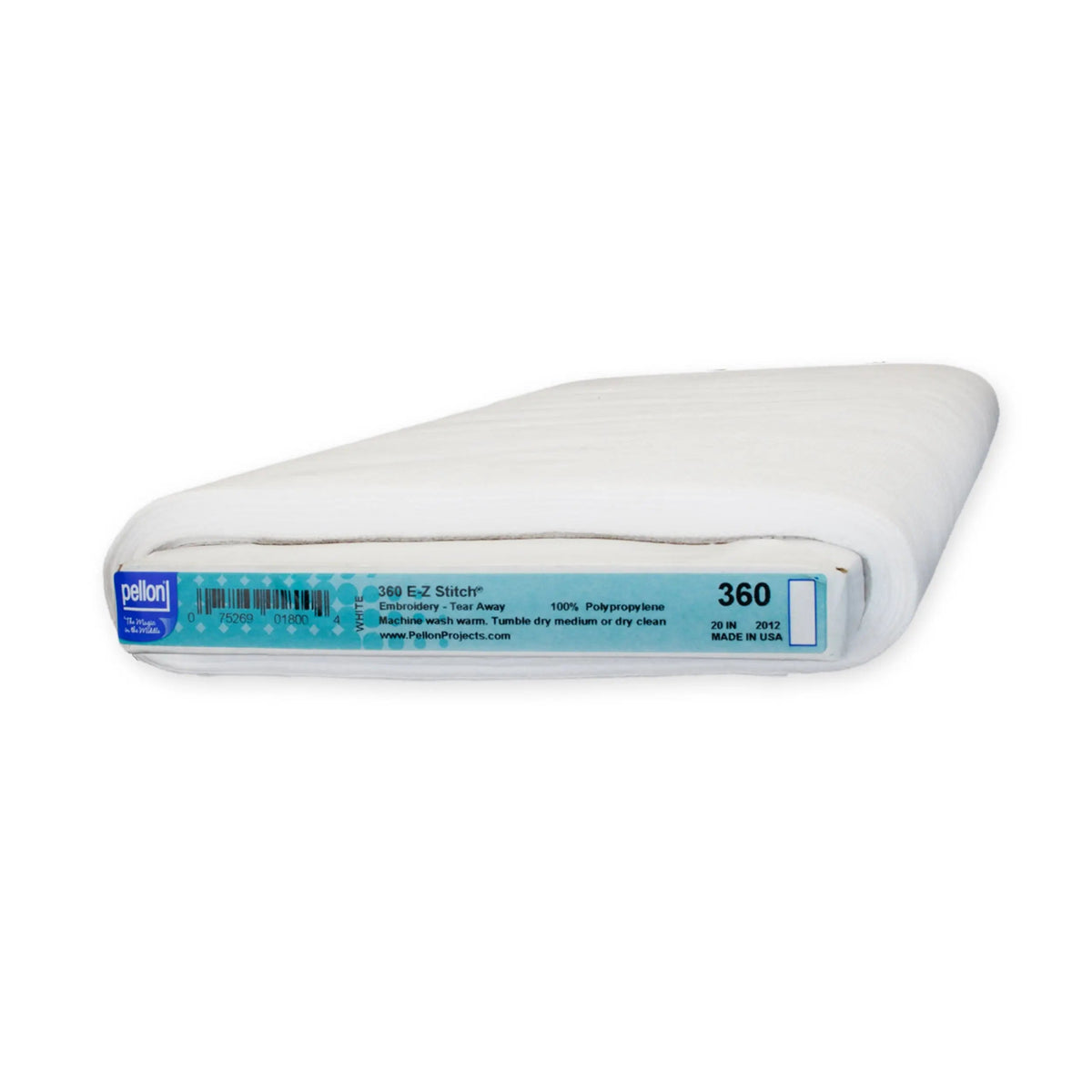 Pellon® 360 EZ Stitch™ Sew-In Stabilizer 20" x 10 yards Bolt. Color: White.