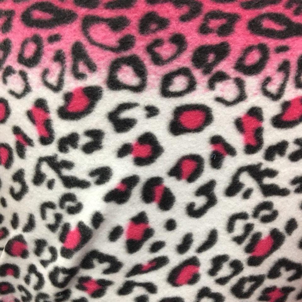 Leopard Print Fleece Fabric | Spandex Palace
