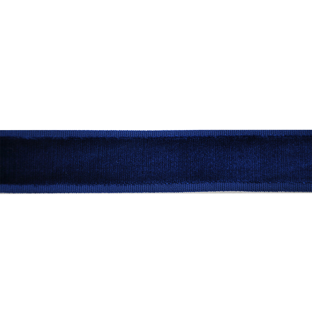 Plain Velvet Decorative Trim Tape - 2" Width (25 Yard Roll) - BR-7590V-05 Navy