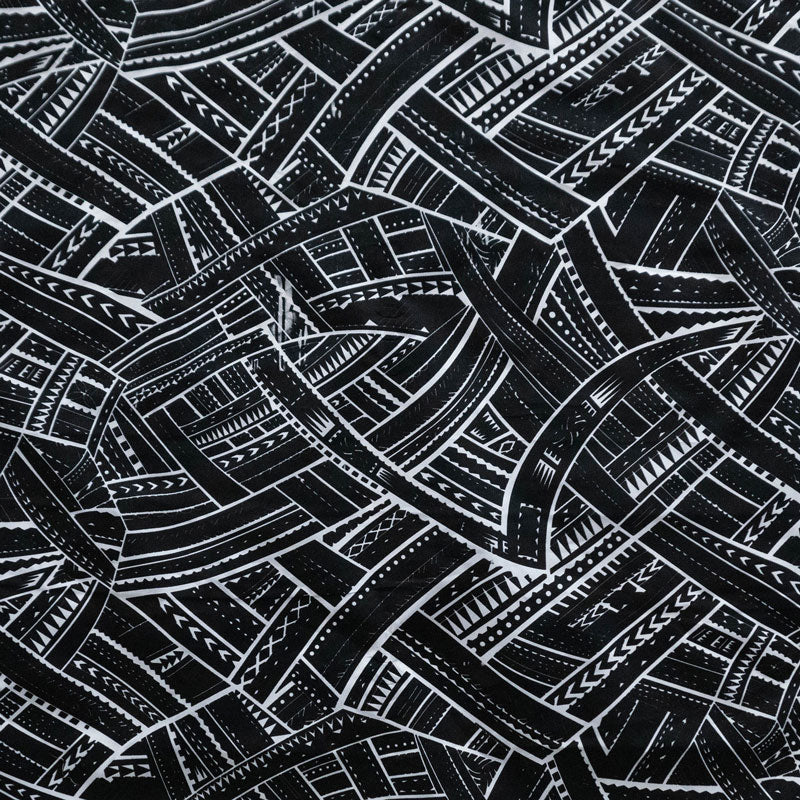 Traditional Polynesian Tattoo Fabric | Polyester  |  Spandex Palace