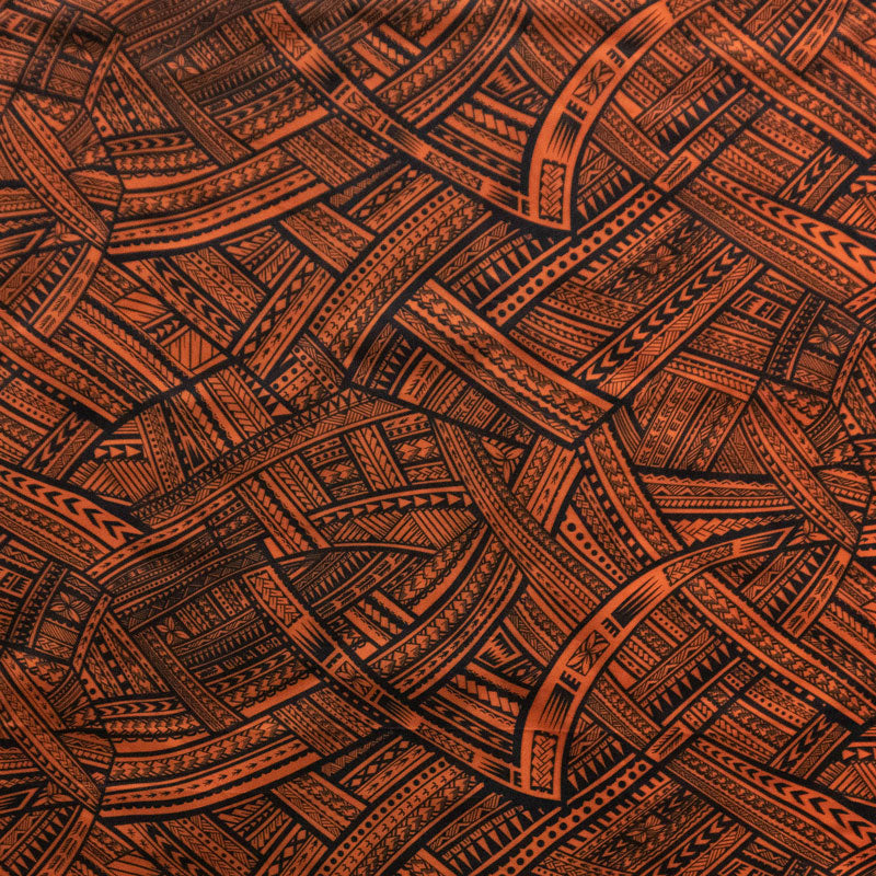 Traditional Polynesian Tattoo Fabric | Polyester  |  Spandex Palace