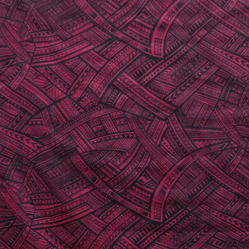 Traditional Polynesian Tattoo Fabric | Polyester  |  Spandex Palace